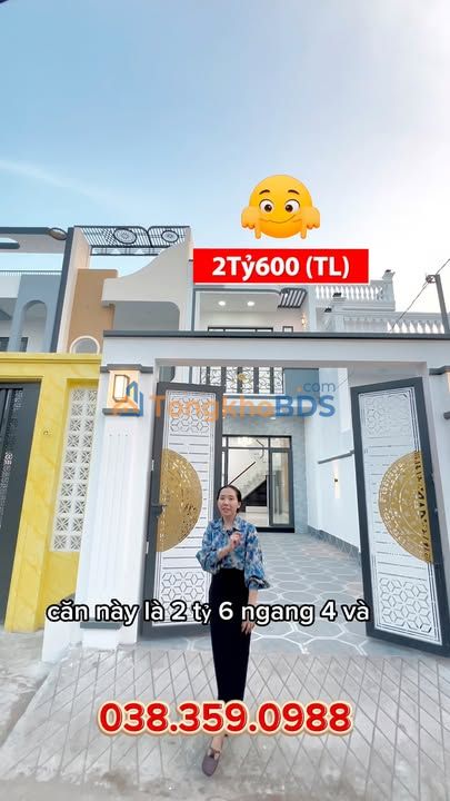 Nhà Mái Hợp Cần Giuộc 116m² Sổ Hồng Riêng - Sân Rộng Đậu Oto