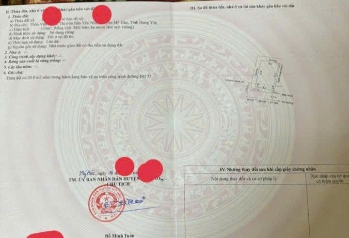 Nhà 3 Tầng Phường Bần, Mỹ Hào, Hưng Yên - 135m² Sổ Đỏ, Kinh Doanh Tốt