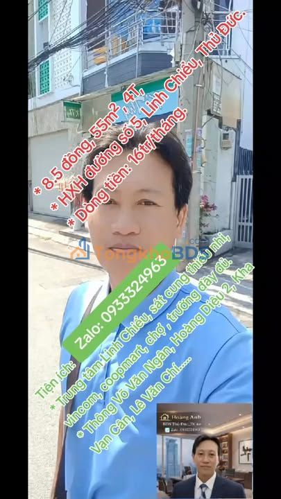 Nhà HXH Linh Chiểu Thủ Đức - Kinh doanh & Ở tốt - 55m² - 8.5 tỷ