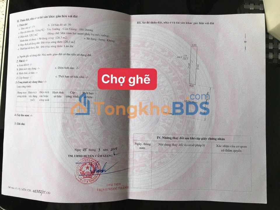 Đất Vàng Mặt Tiền QL5, Phường Ghẽ, Hải Dương - Kinh Doanh Sầm Uất, Dòng Tiền 8 Tỷ