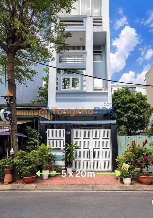 Nhà Phố Mặt Tiền Đường Xe Hơi Khu Kim Sơn, Quận 7 - 100m², 5 Tầng, Thang Máy - 22.5 Tỷ