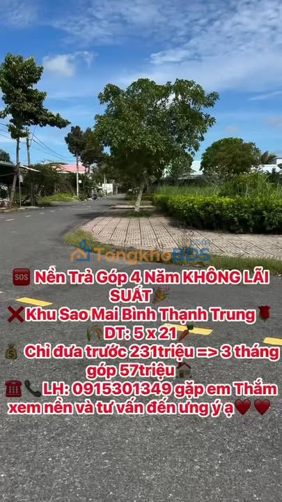 Đất Nền Sao Mai Lai Vung 105m² - Giá Tốt, Sổ Sẵn