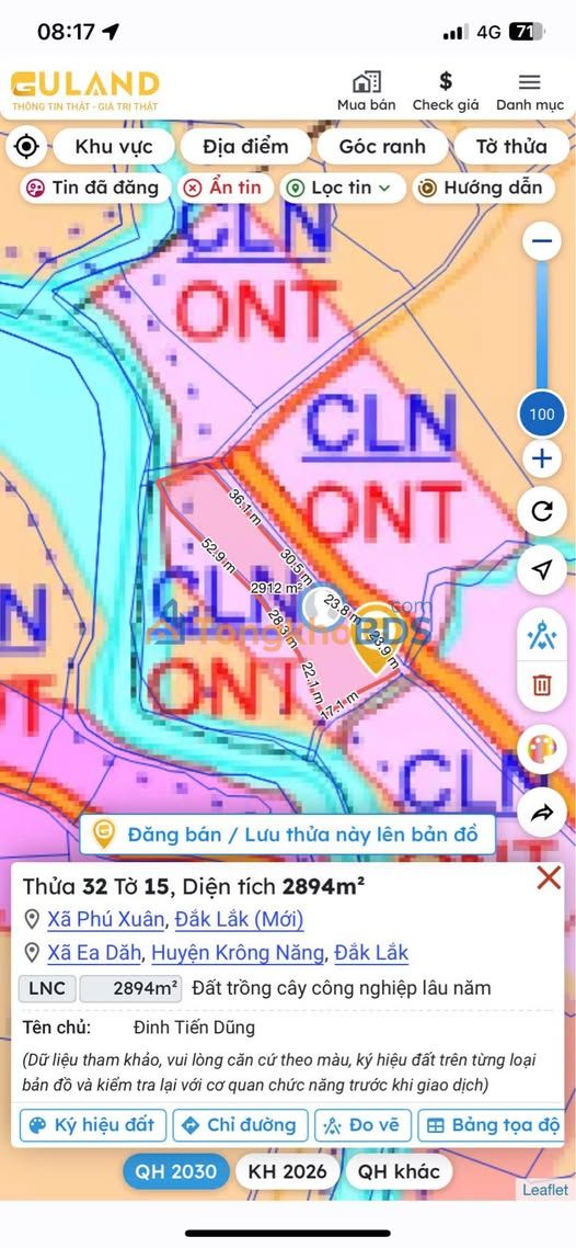 Bán Gấp Farm 2900m² Mặt Tiền 100m Đường, Sổ Hồng Riêng - Đông Hòa, Phú Yên