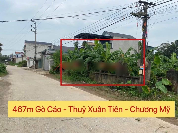 Đất Gò Cáo, Chương Mỹ 467m² - Sổ Đỏ Rõ Ràng, Đầu Tư Sinh Lời