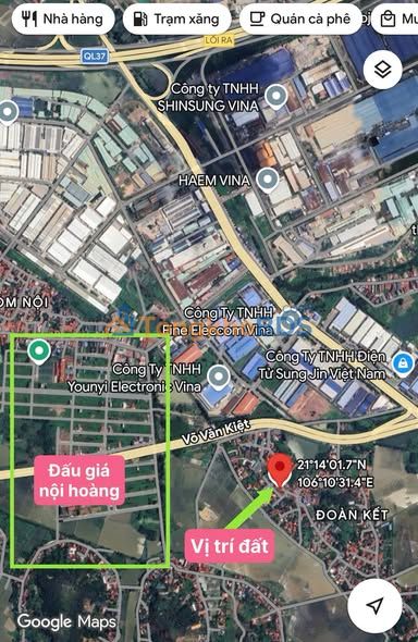 Đất Nền 103m² KCN Song Khê - Nội Hoàng, Bắc Giang - Sổ Đỏ Full Thổ Cư