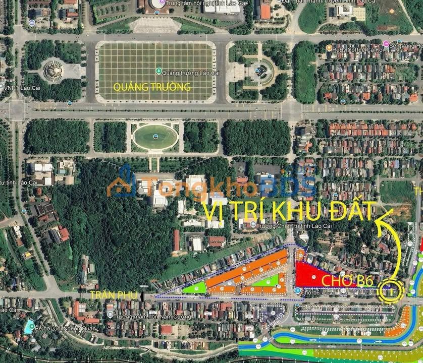 Bán đất vàng Trần Phú, Lào Cai 90m² - Kinh doanh đắc lợi, giá 2.8 tỷ