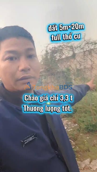 Đất thổ cư Nhà Bè 100m² - Đường nhựa 6m, Sẵn sổ hồng, Giá tốt 3.3 tỷ
