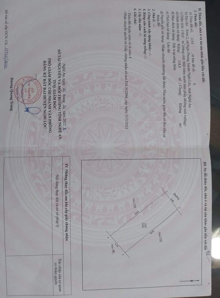 Đất Nghi Phong, Nghệ An 118m² - Sát Quy Hoạch Tỉnh, Đường 5m Thông Thoáng