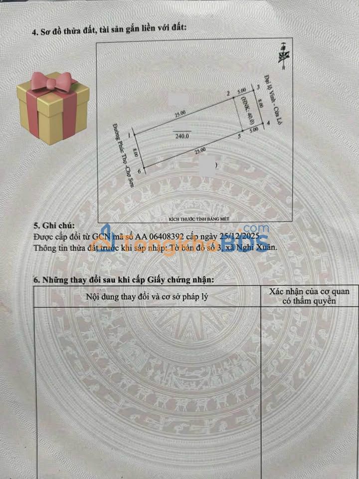 Đất nền mặt tiền 72m Vinh-Cửa Lò (240m²) - Đầu tư sinh lời