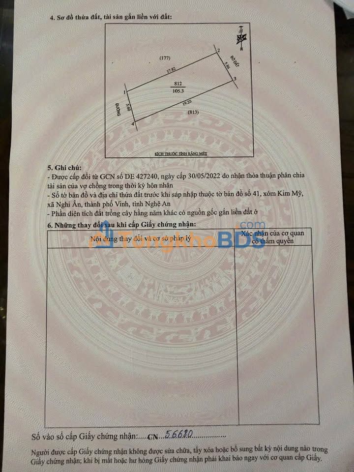 Đất Vàng Nghi Phú, Vinh 105m² - Ngay Trung Tâm, Giá 2 Tỷ