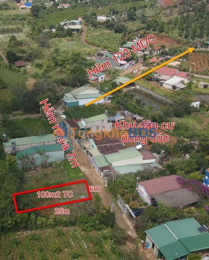 Bán Gấp Đất Vị Trí Đẹp TP. Bảo Lộc - 100m² Thổ Cư, Giá Tốt