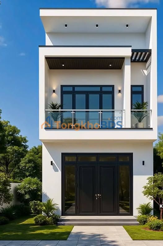 Nhà Mặt Tiền Đường Nhựa Mỹ Phước 3 - 100m² - Sổ Hồng Thổ Cư Full - 2.3 Tỷ