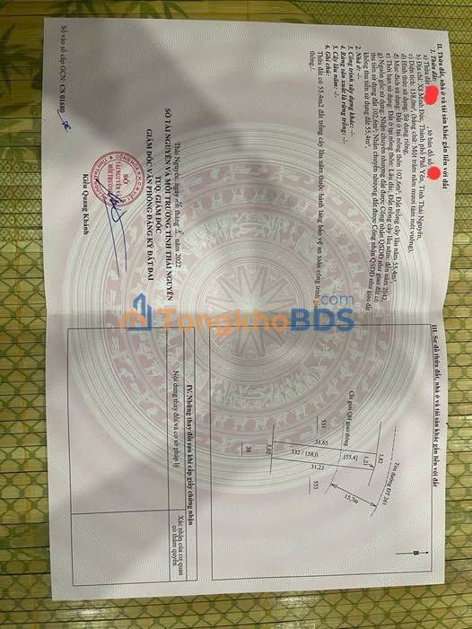 Bán Gấp Đất Phổ Yên, Thái Nguyên 158m² - Gần KCN, Giá Rẻ Nhất