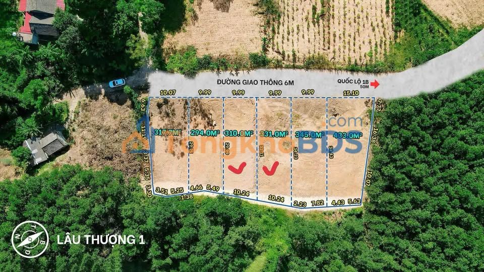 Đất nền Lâu Thượng Võ Nhai 300m² - Sổ đỏ sẵn sàng, giá chỉ 5xx triệu