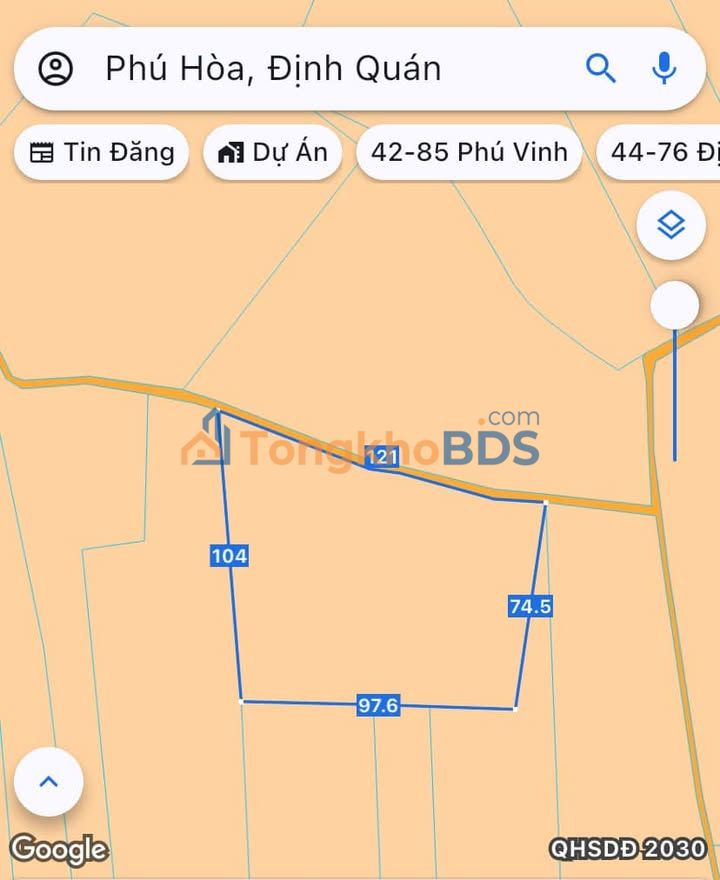 Bán 9100m² Vườn Sầu Riêng Chôm Chôm Cho Trái - Định Quán, Đồng Nai