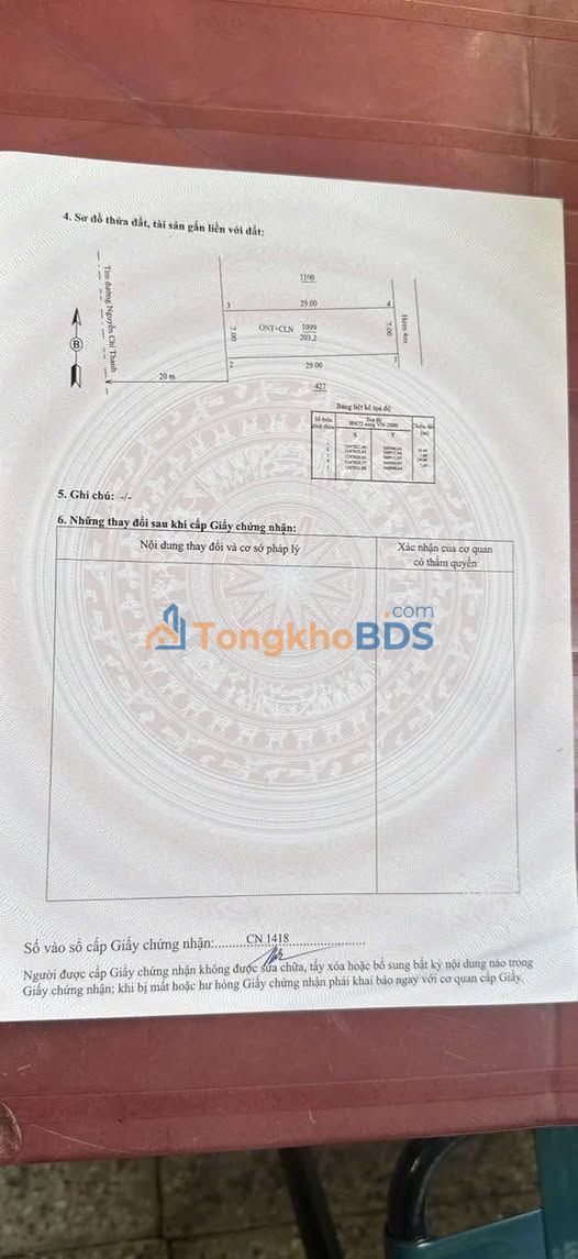 Đất Mặt Tiền Nguyễn Chí Thanh - 100m² Thổ Cư, Kinh Doanh Sầm Uất, Tây Ninh