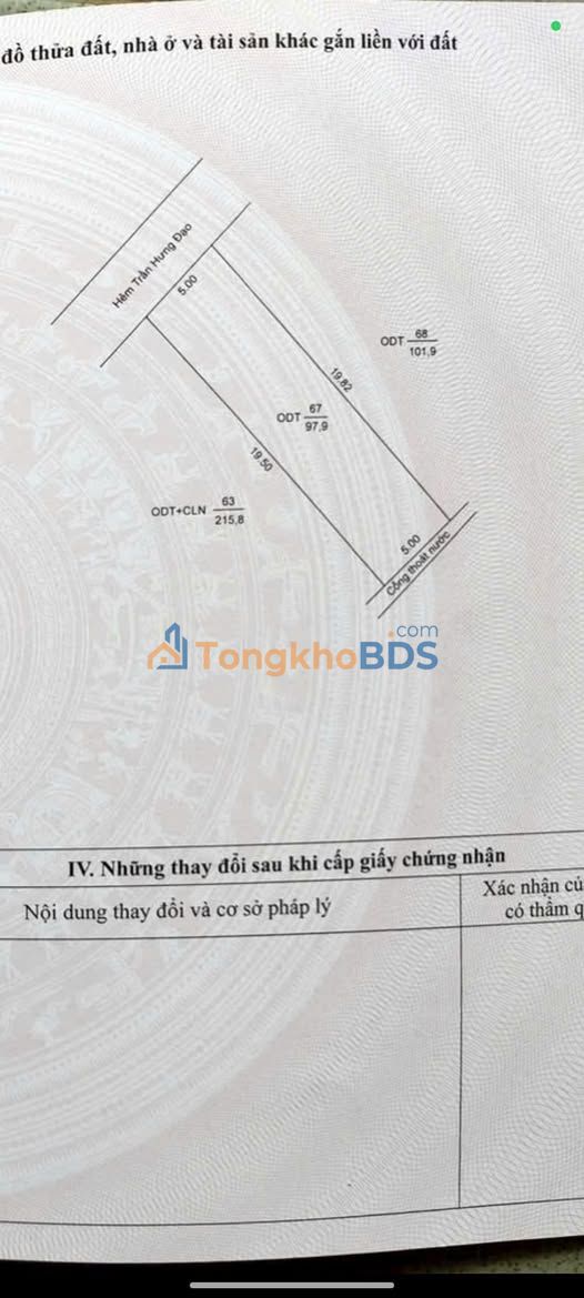 Đất Nền 97m² Trung Tâm Bình Khánh, Long Xuyên - Sổ Đỏ ODT