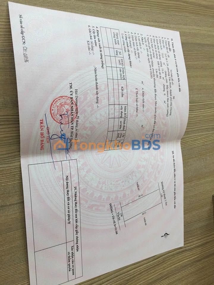 Đất nền An Phú - Hoàng Văn Thái, 75m² - Giá 3.7 tỷ - F0 Hải Dương