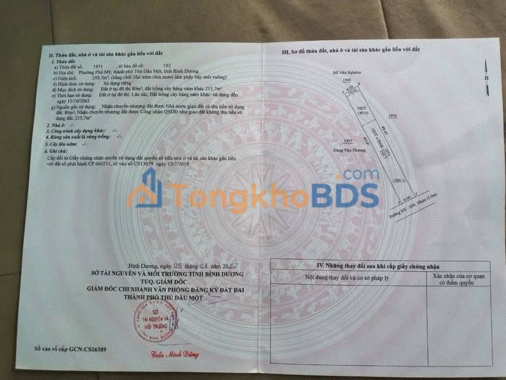 Đất Mặt Tiền DX 056, Bắc Tân Uyên - 300m² Thổ Cư, Giá 5.5 Tỷ