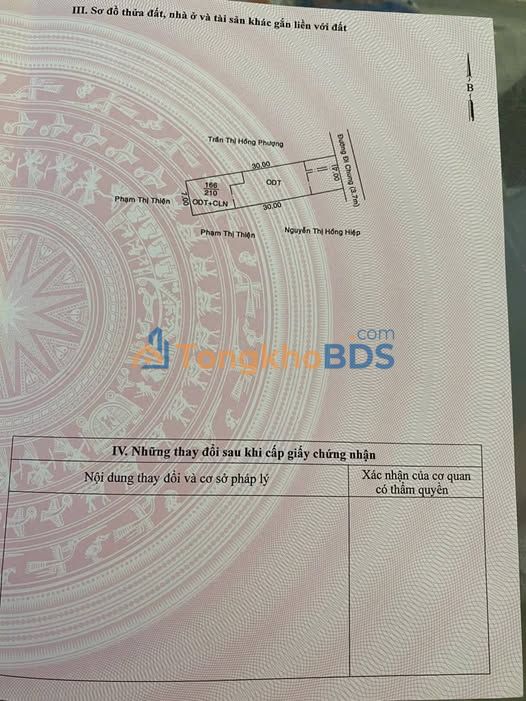 Bán đất tặng nhà cấp 4, 210m² đường Nguyễn Thị Minh Khai, TDM - Giá 3.25 tỷ