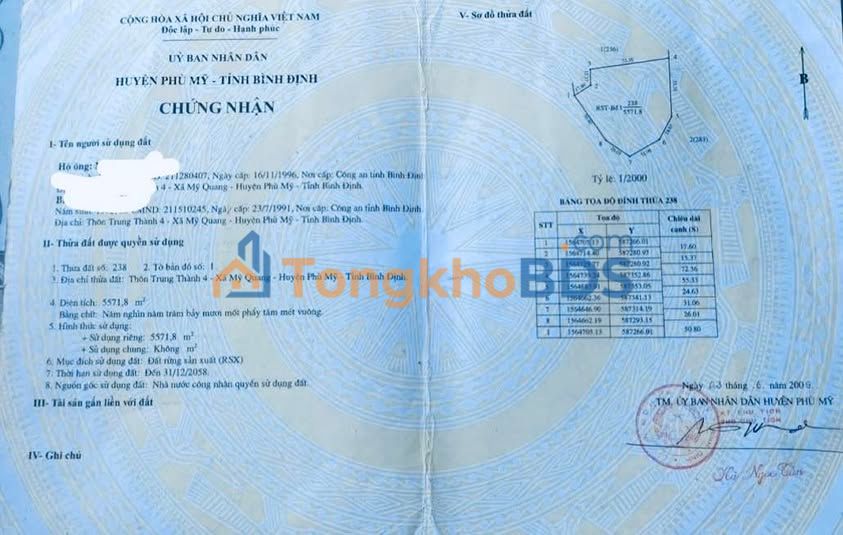 Bán Đất Rừng 5600m² Sẵn Keo Thu Hoạch tại Phù Mỹ, Bình Định - Giá Tốt