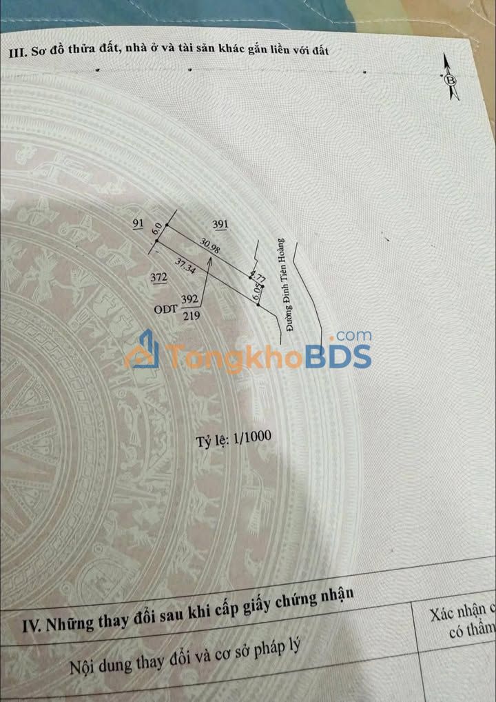 Đất thổ cư Đắk Nông 219m² - View đồng, giá 720 triệu