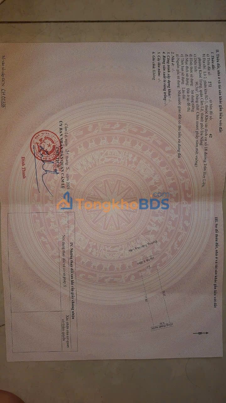 Đất Nền Mặt Tiền 7m5 Khuê Trung, Cẩm Lệ - 90m² - 5.99 Tỷ - Hướng Tây