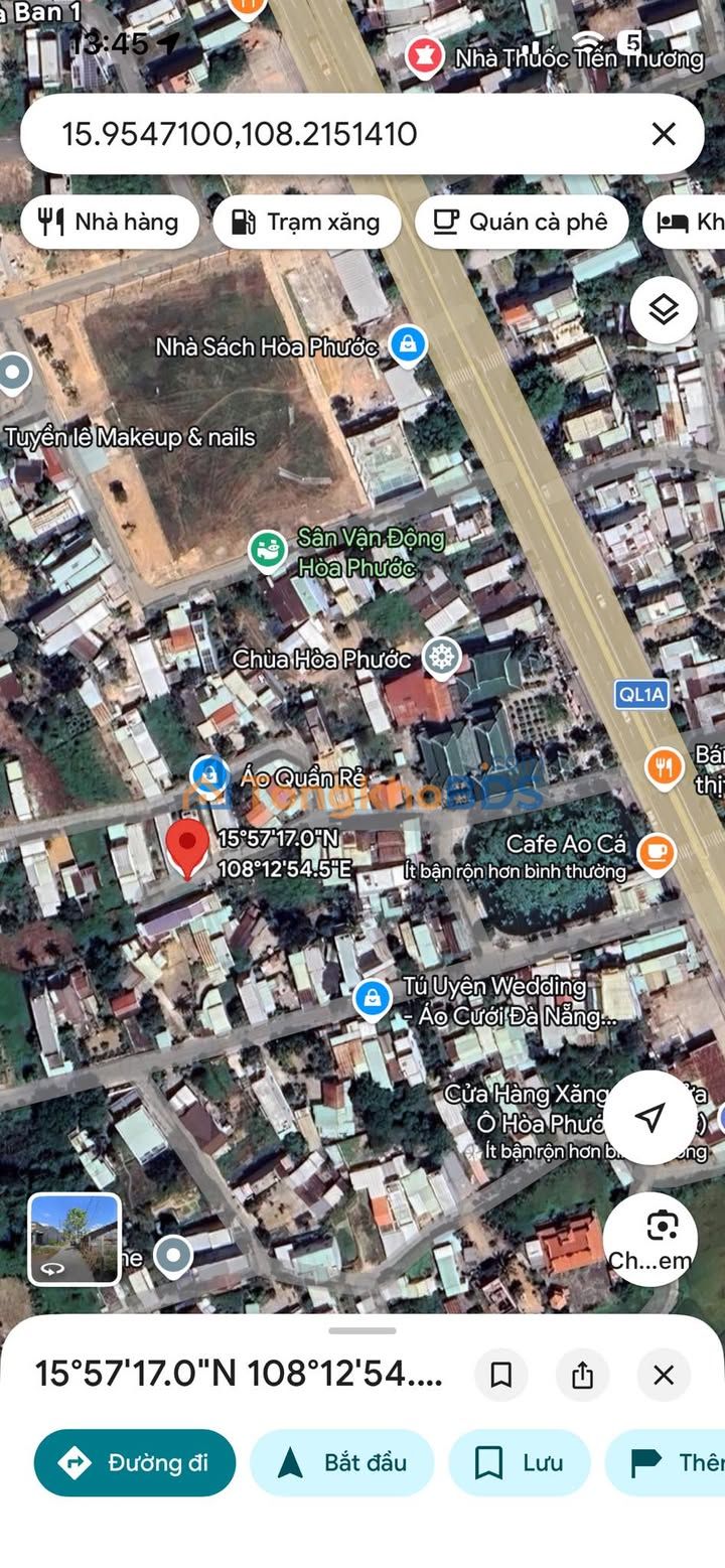 Bán Đất Hòa Xuân Cẩm Lệ 115m² - Gần QL 1A, Sổ Sẵn Giá Đầu Tư