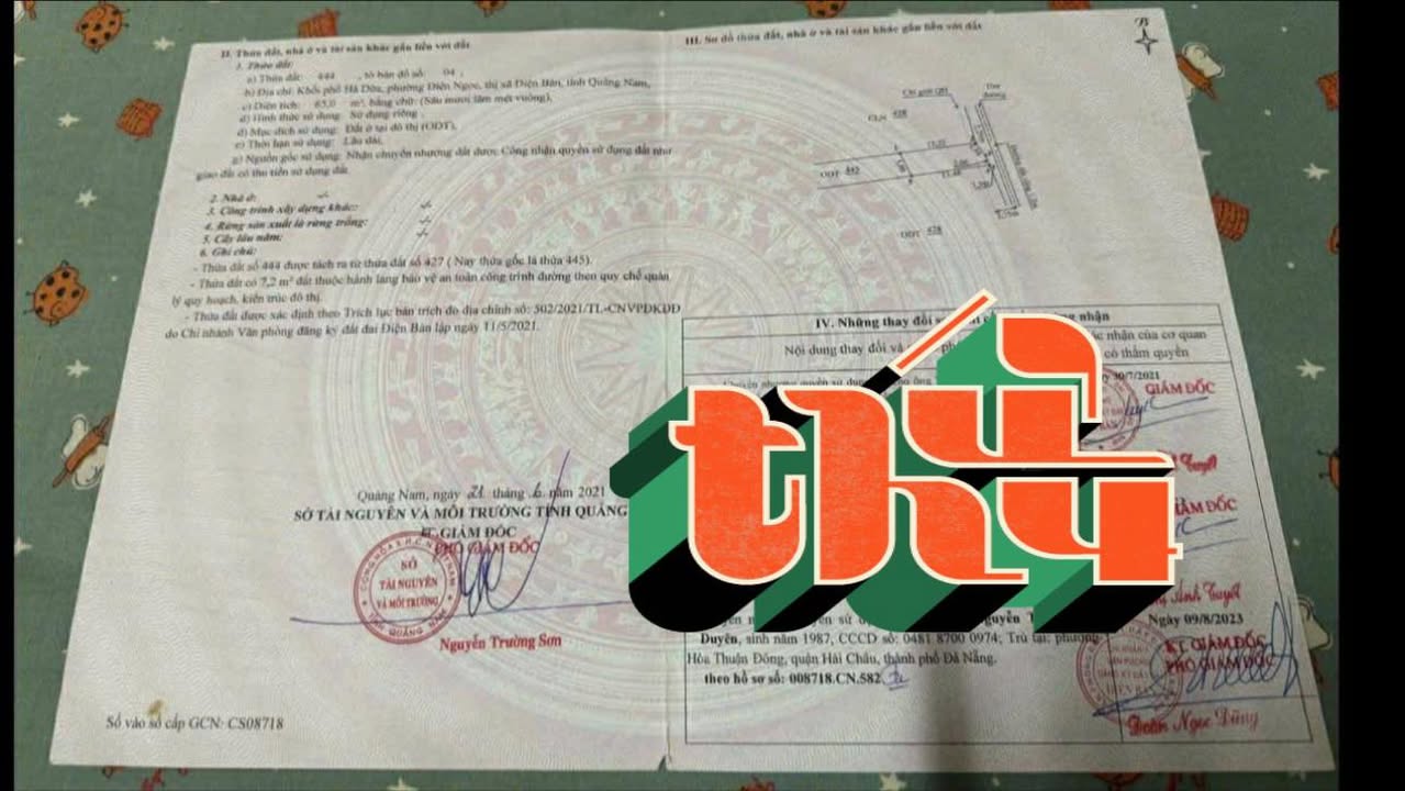 Đất Nền Điện Ngọc 65m² - 1.35 Tỷ | Sổ Đỏ Sẵn Sàng