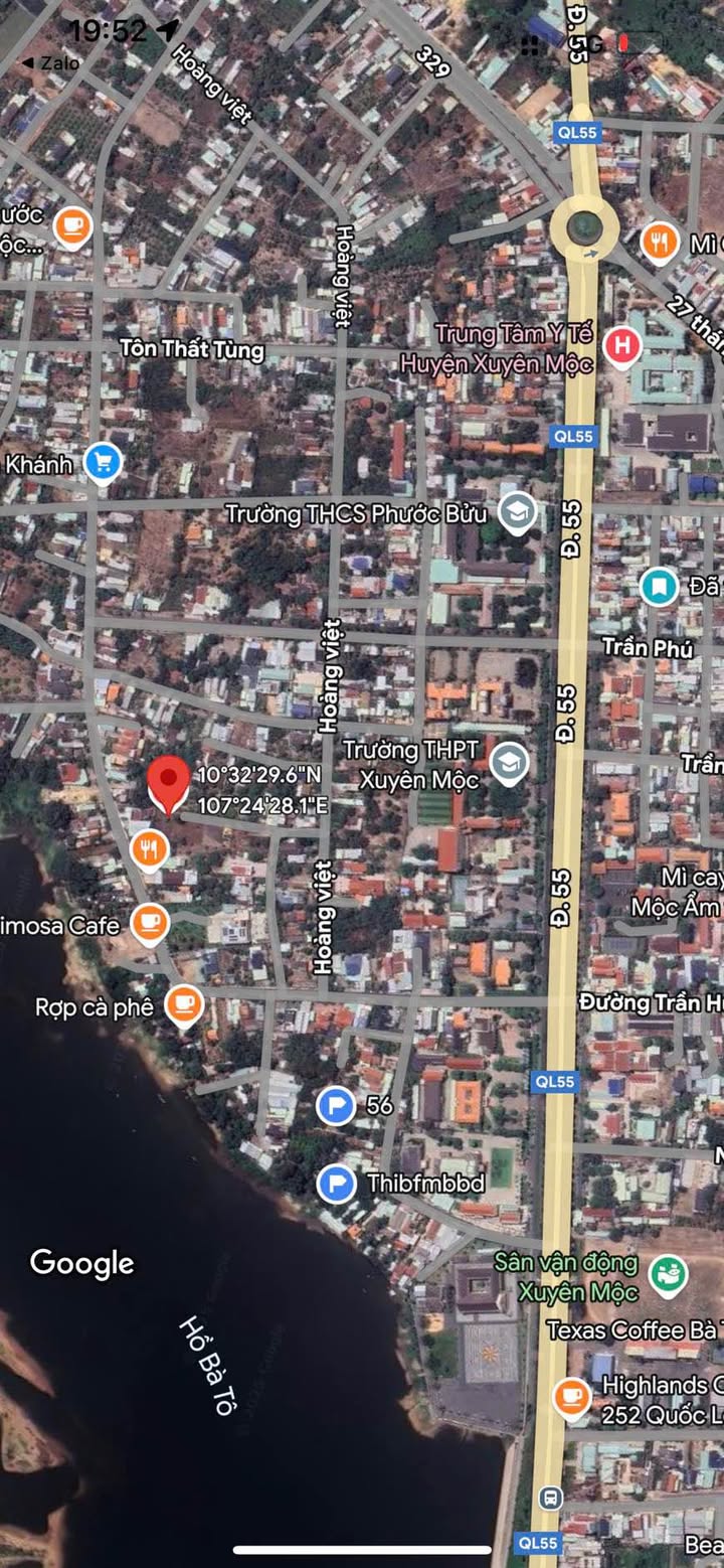 Đất nền Phước Bửu 216m² - Sổ hồng sẵn, gần Hồ Tràm - Chỉ 2.1 tỷ