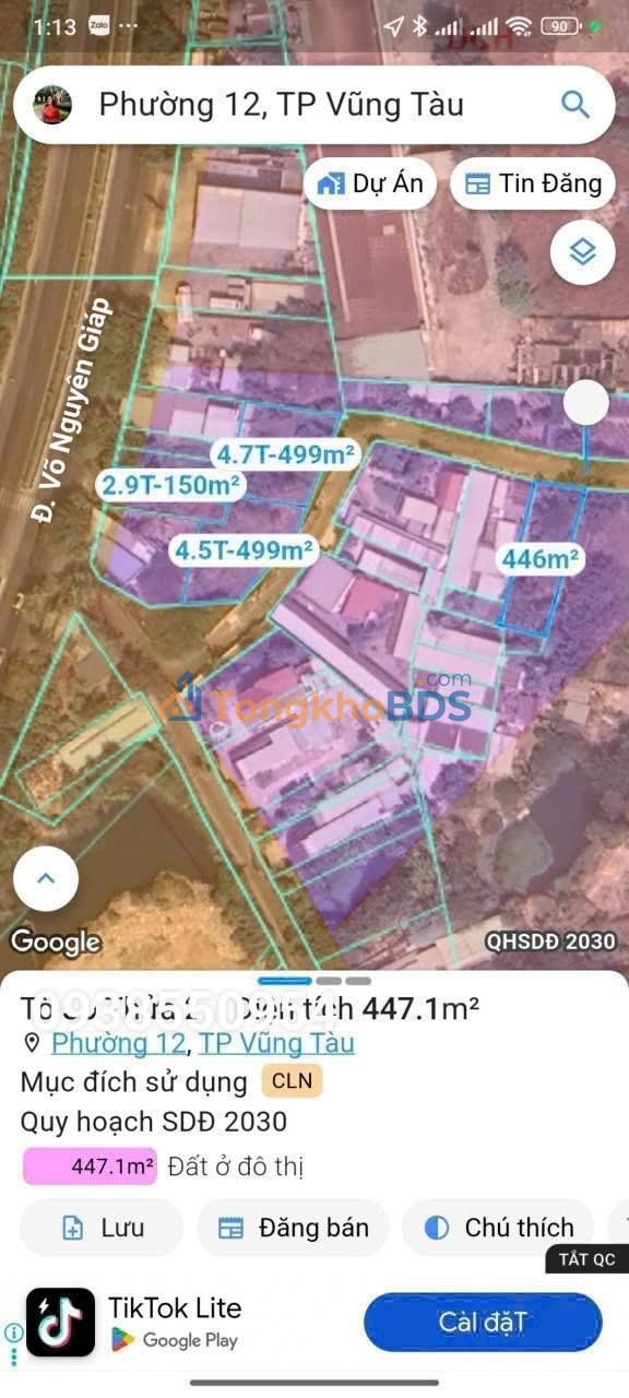 Đất Vũng Tàu 447m² - Vị trí đắc địa, tiềm năng tăng giá