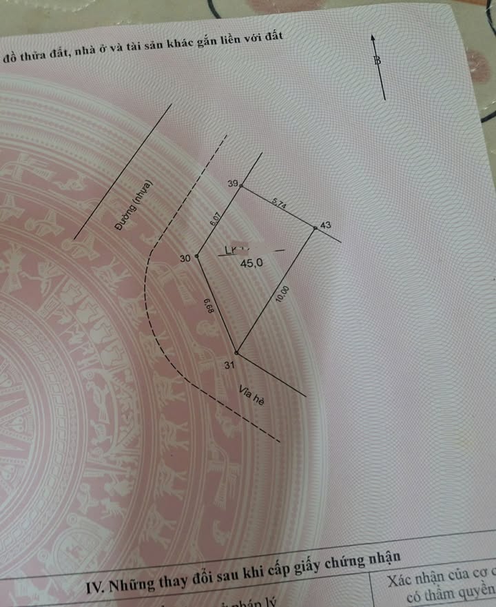 Bán Đất Tái Định Cư Tứ Hiệp 45m² - Lô Góc, Sổ Đỏ, Trung Tâm Thanh Trì