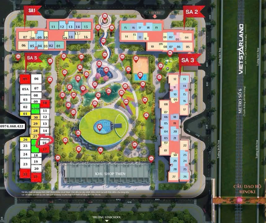 Shophouse Vinhome Smart City 56m² - Kinh doanh đắc lợi, Sổ đỏ lâu dài