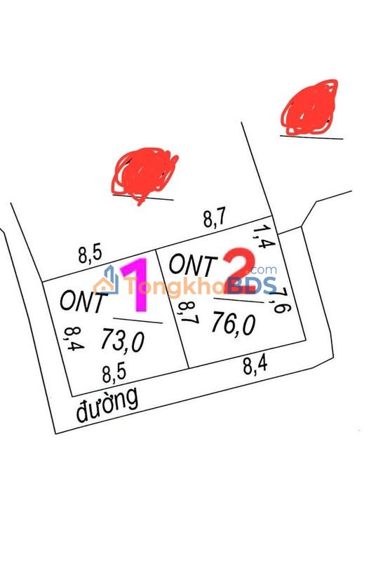 Đất nền Vụ Bản Nam Định - 73m² - 3xx triệu - Lô góc thoáng đẹp
