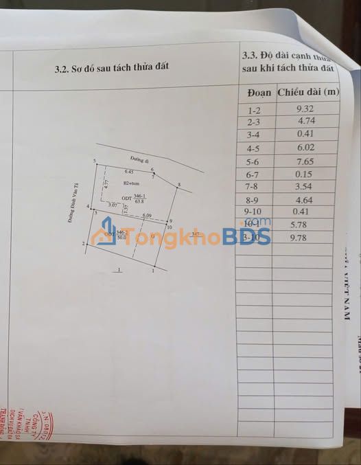 Đất nền Đường Đinh Văn Tả Hải Dương 50m² giá 2.35 tỷ - Sổ đỏ chính chủ