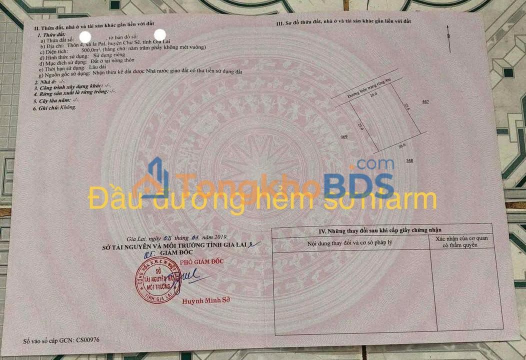 Đất nền Gia Lai 500m² - Vị trí đắc địa, giá đầu tư tốt