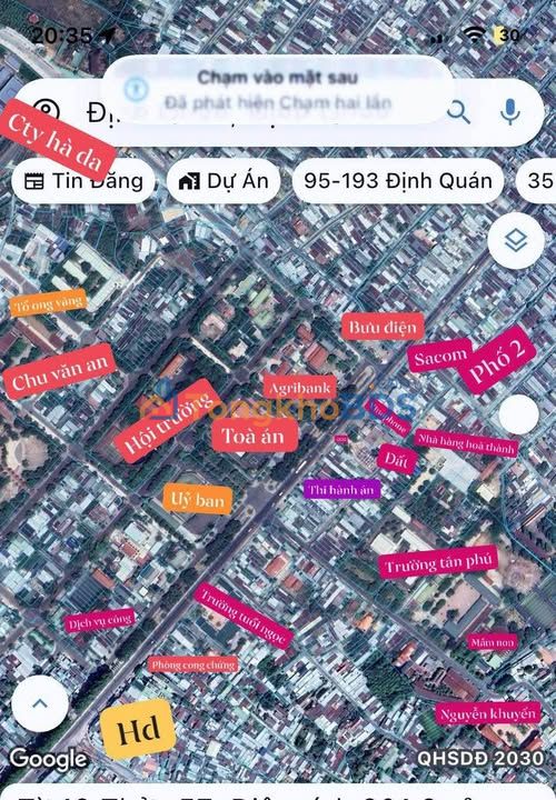 Đất Thị Trấn Định Quán 201m² Sổ Riêng - Kinh Doanh Đắc Lợi