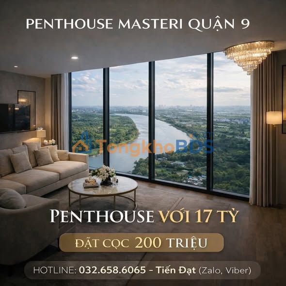 Penthouse Masteri Centre Point 245m² - 17 Tỷ - View Đẹp