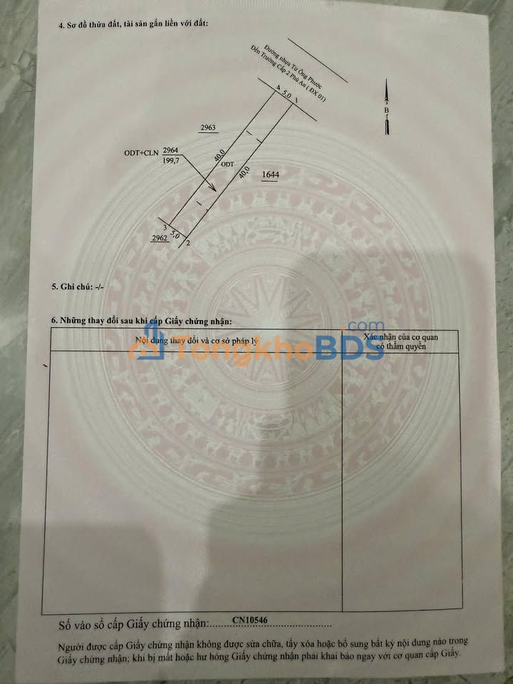 Đất Nền Trung Tâm Phú An - Bến Cát 200m² Kinh Doanh Sầm Uất