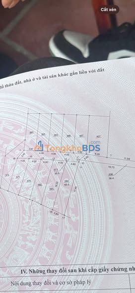 Đất nền Chương Dương 63.5m² sổ đỏ, ô tô vào tận nơi - Sắp triển khai Vin