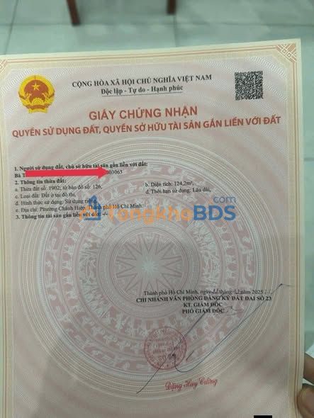 Đất nền 124m² Tương Bình Hiệp, Thủ Dầu Một - 2.45 tỷ, Full Thổ Cư, Kinh Doanh Tốt