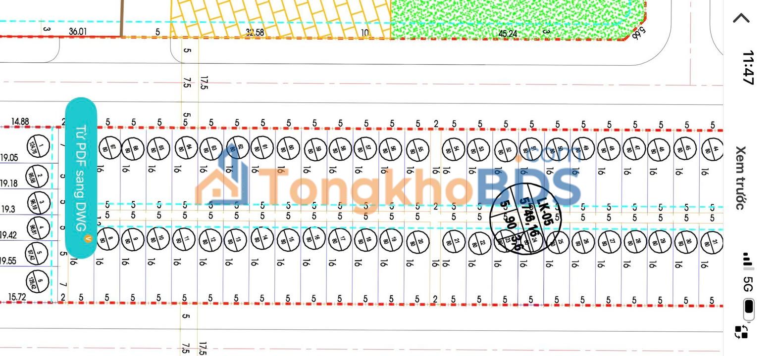 Đất nền 80m² Khu ĐT Nam Hồng, Bắc Giang - Đường Oto, Sổ Đỏ Sẵn Sàng