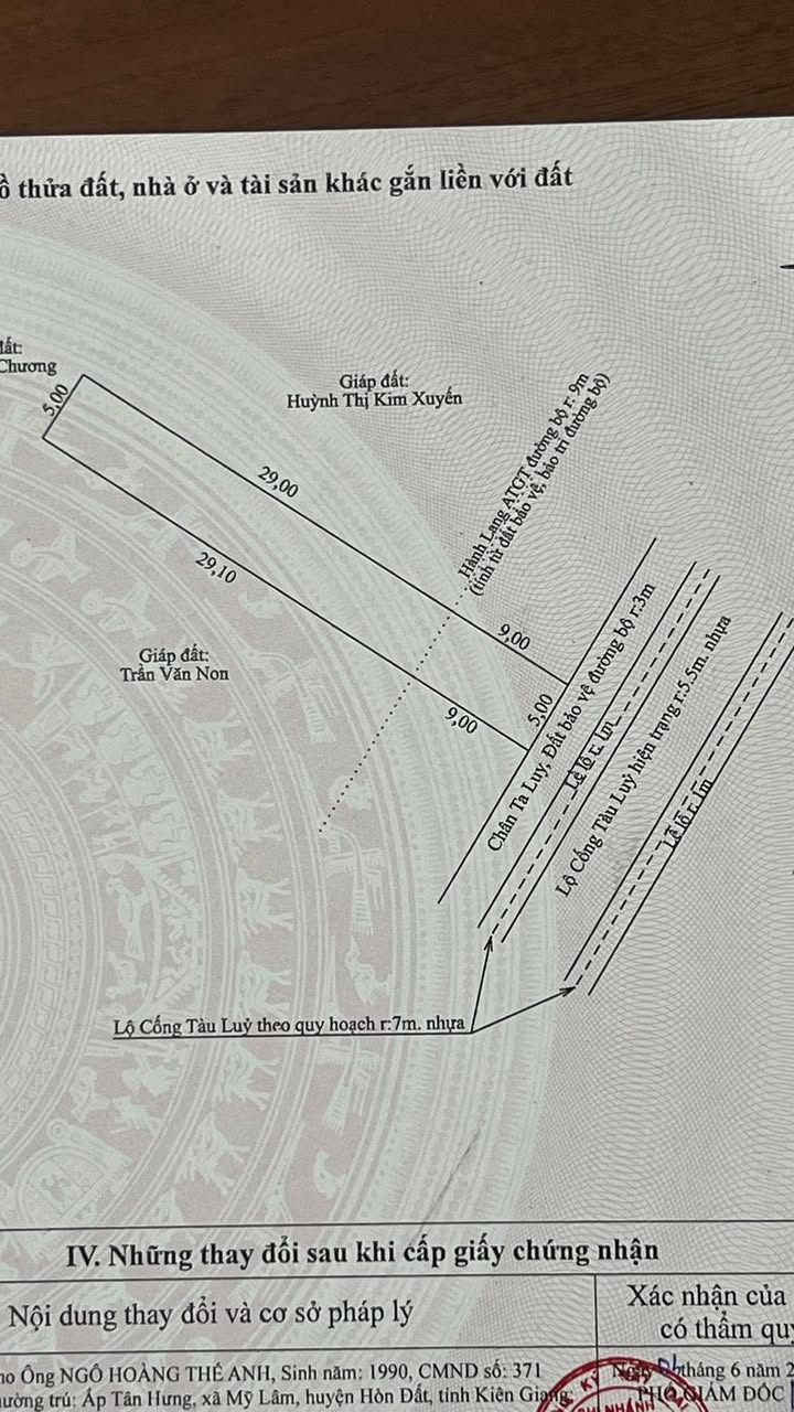 Đất Mặt Tiền Kinh Doanh Ấp Kinh Tư, U Minh Thượng 190m² - Sổ Hồng Chính Chủ