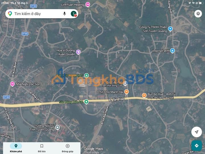 Đất nền Nông Tiến Tuyên Quang 93m² 600 triệu - Sổ đỏ chính chủ