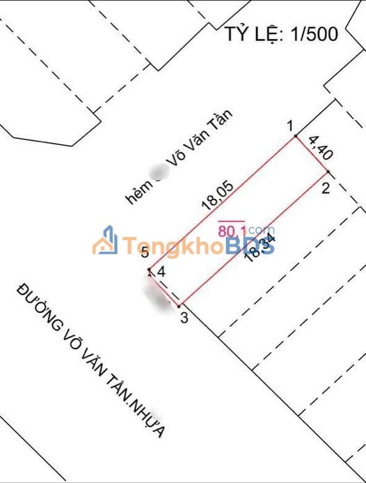 Nhà Góc MT Võ Văn Tần, Vũng Tàu - 80m², 3PN, 2 Tỷ Tốt