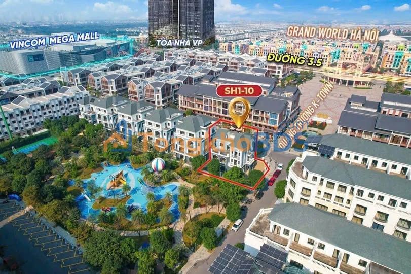 Biệt thự Đơn Lập Góc 432m² SH1-10 Grand World - Kinh doanh & Nghỉ dưỡng VIP