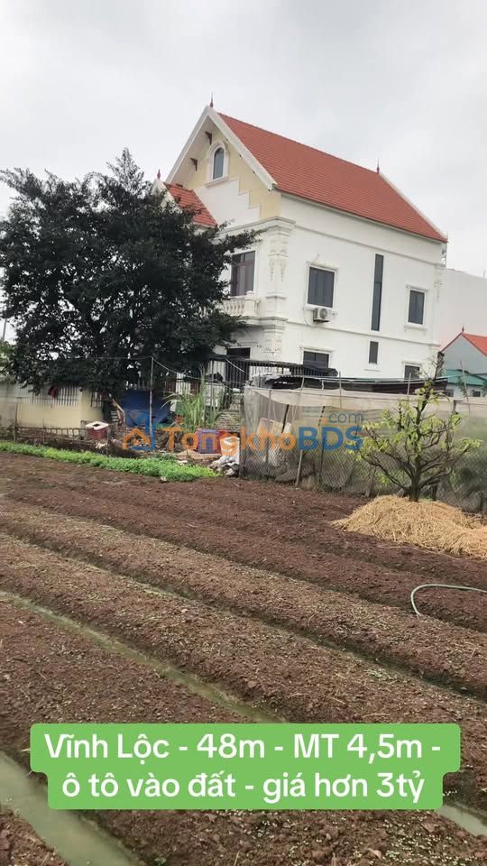 Đất Vĩnh Lộc 48m² - Thường Tín, Hà Nội - Giá 3 Tỷ - Tiềm Năng Sinh Lời Cao