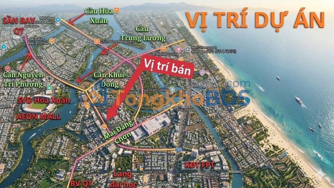 Đất nền mặt tiền Võ Chí Công, Đà Nẵng - 99.5m² - Kinh doanh đắc lợi