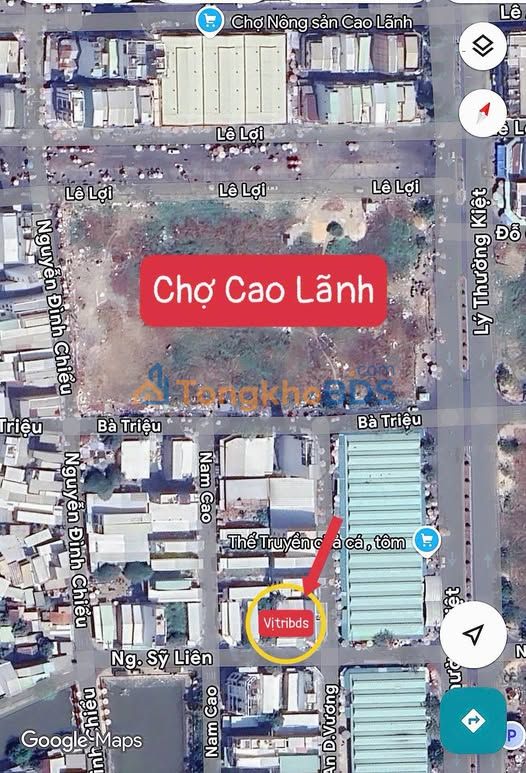 Nhà Mặt Tiền Kinh Doanh Đường Ngô Sỹ Liên, Cao Lãnh - 134m²