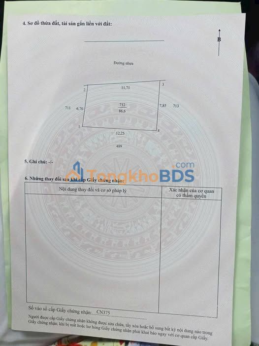 Đất nền Hiếu Phụng Vĩnh Long 86m² 170 triệu - Sổ đỏ chính chủ